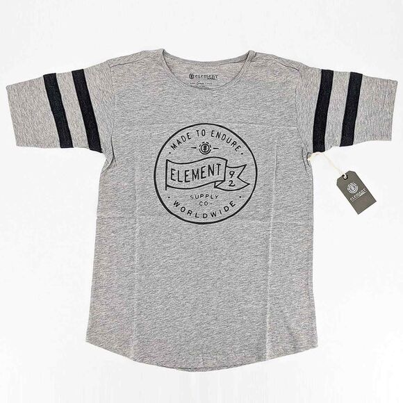 Element Eden Flag Football Varsity Tee Gray Small - Picture 2 of 5